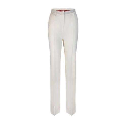 Witte Broek Max Mara Studio , White , Dames