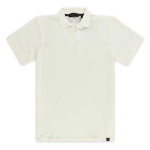 Trendy Outline Polo Shirt Aspact , Beige , Heren