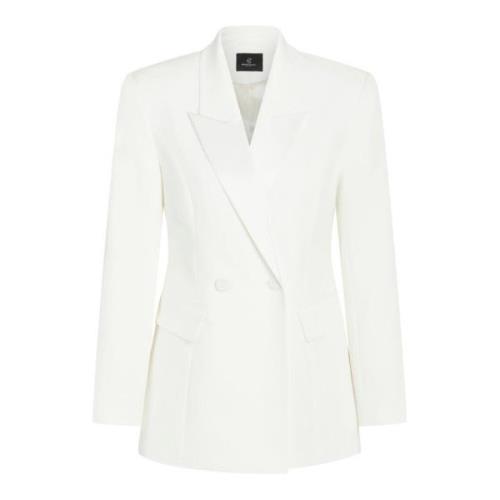 Elegant Snow White Blazer Bruuns Bazaar , White , Dames