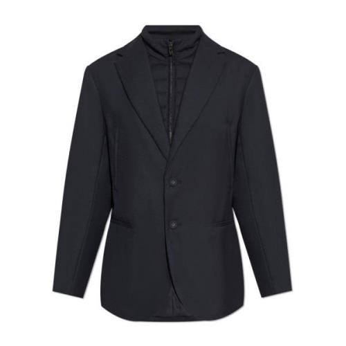 Blazer met hoodie Emporio Armani , Blue , Heren