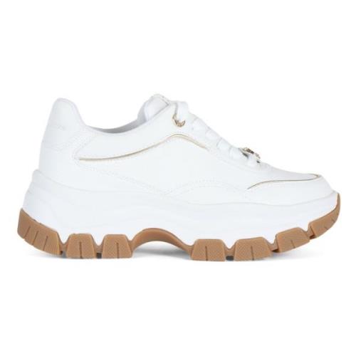 Chunky Eco-Leer Logo Sneakers Guess , White , Dames