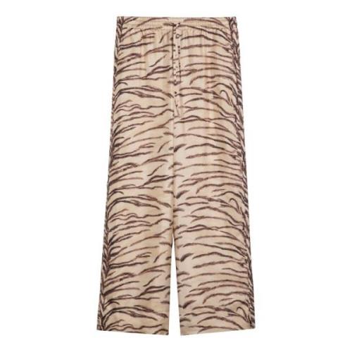 Wijde Palazzo Broek Stella McCartney , Beige , Dames