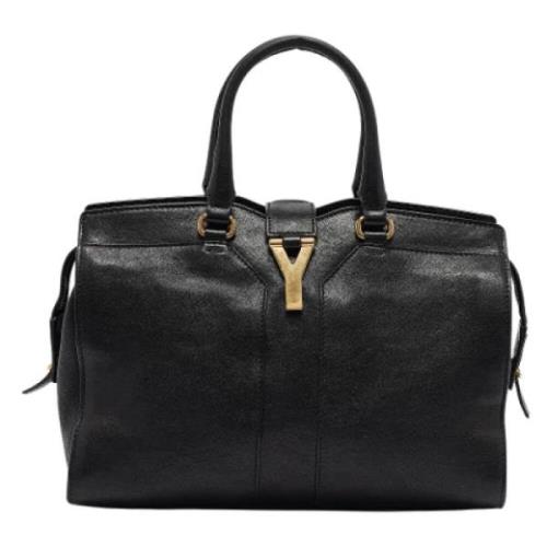 Pre-owned Leather handbags Yves Saint Laurent Vintage , Black , Dames