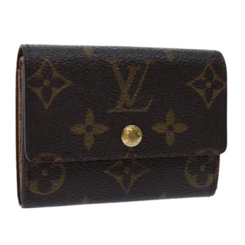 Pre-owned Canvas wallets Louis Vuitton Vintage , Brown , Dames