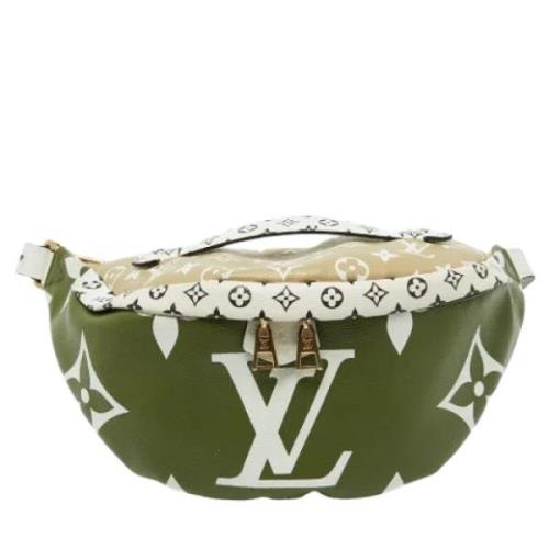 Pre-owned Leather louis-vuitton-bags Louis Vuitton Vintage , Green , D...