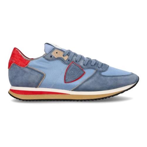 Lichtblauwe Casual Sneakers Trpx Philippe Model , Blue , Heren