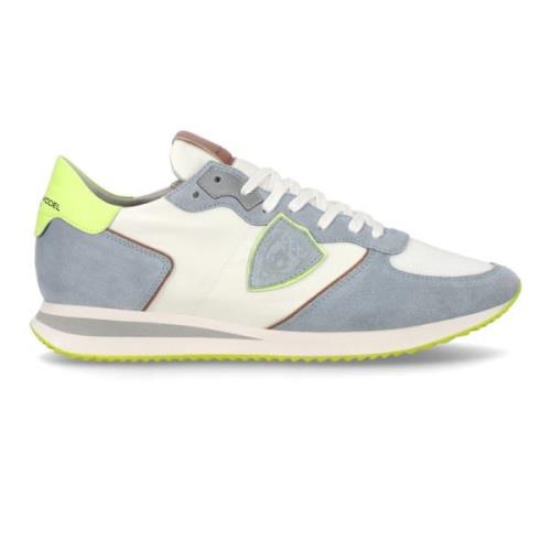 Lichtblauw Geel Trpx Sneakers Philippe Model , Blue , Heren