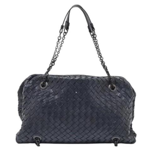 Pre-owned Leather shoulder-bags Bottega Veneta Vintage , Black , Dames