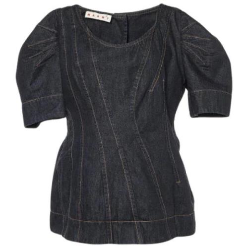 Pre-owned Denim tops Marni Pre-owned , Black , Dames