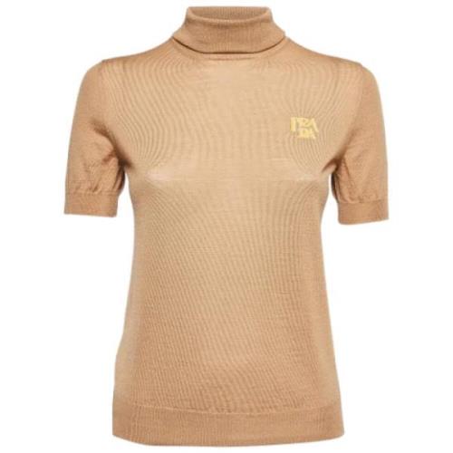 Pre-owned Knit tops Prada Vintage , Brown , Dames