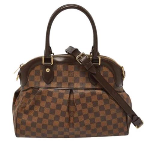 Pre-owned Leather louis-vuitton-bags Louis Vuitton Vintage , Brown , D...