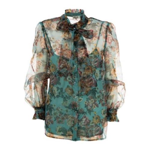 Bloemen Zomer Blouse Dames Outlet Liu Jo , Multicolor , Dames