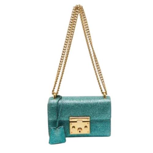 Pre-owned Leather gucci-bags Gucci Vintage , Green , Dames