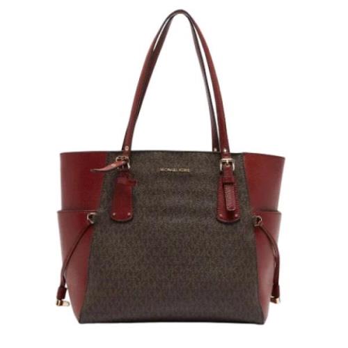 Pre-owned Coated canvas handbags Michael Kors Pre-owned , Red , Dames