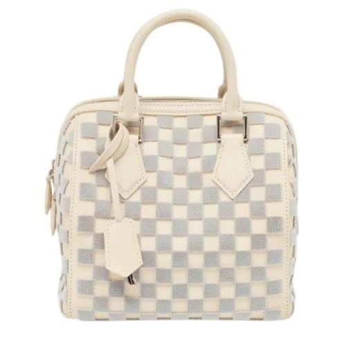 Pre-owned Leather louis-vuitton-bags Louis Vuitton Vintage , Gray , Da...