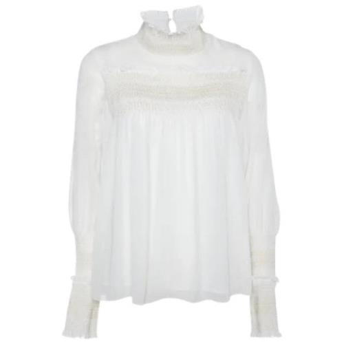 Pre-owned Fabric tops Chloé Pre-owned , White , Dames