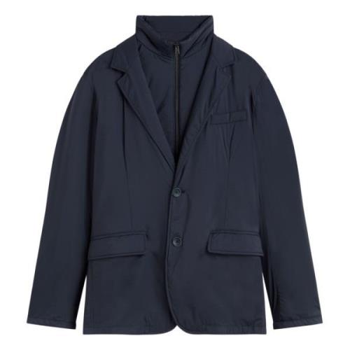 Waterdichte Blazer met Bib Herno , Blue , Heren