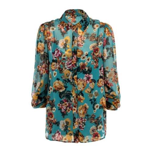 Bloemen zomerblouse voor vrouwen Liu Jo , Multicolor , Dames