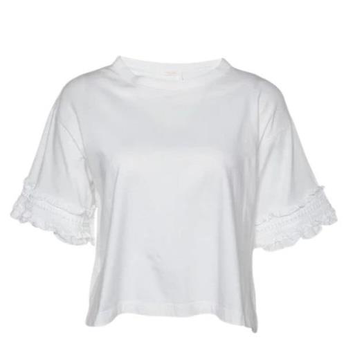 Pre-owned Cotton tops Chloé Pre-owned , White , Dames