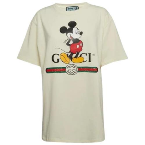 Pre-owned Cotton tops Gucci Vintage , Beige , Dames