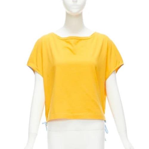 Pre-owned Cotton tops Marni Pre-owned , Yellow , Dames