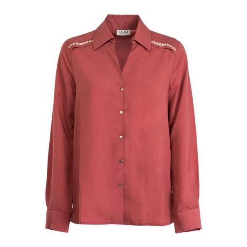 Elegante Roze Shirt voor Vrouwen Liu Jo , Pink , Dames