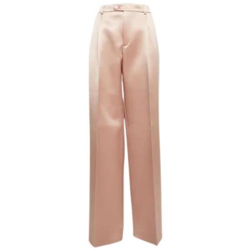 Pre-owned Satin bottoms Gucci Vintage , Pink , Dames