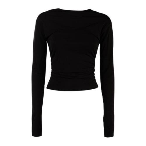 Mouwloze Top Zwart Outlet Prijs Pinko , Black , Dames