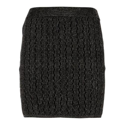 Korte zwarte rok outlet prijs Pinko , Black , Dames