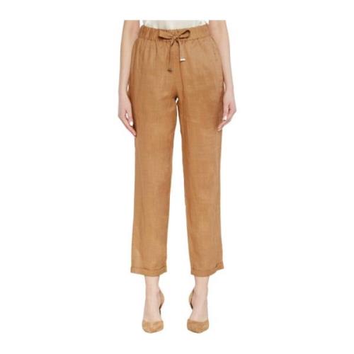 Licht/Pastel Stijl C_Timpa Broek Boss , Beige , Dames