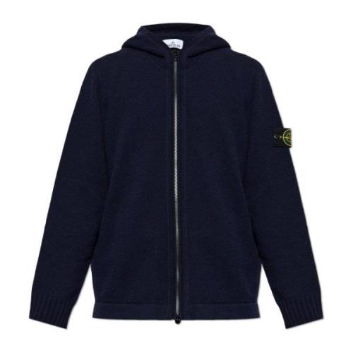 Wollen Vest Stone Island , Blue , Heren