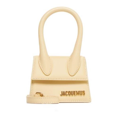 Le Chiquito Ivoor Leren Tas Jacquemus , Beige , Dames