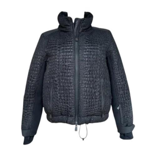 Pre-owned Wool outerwear Moncler Pre-owned , Black , Dames