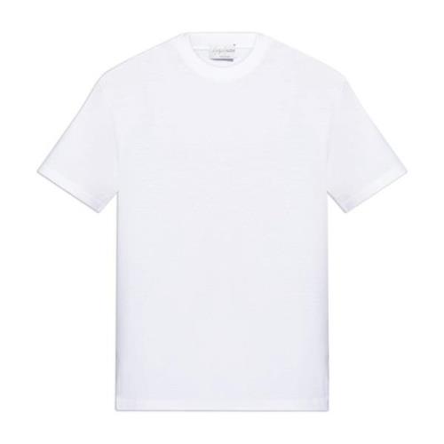 Crew Neck T-shirt Y-3 , White , Heren