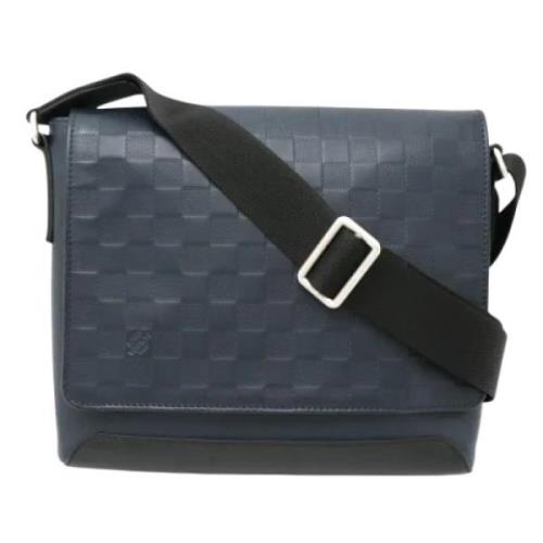 Pre-owned Leather louis-vuitton-bags Louis Vuitton Vintage , Blue , Da...