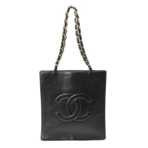 Pre-owned Leather chanel-bags Chanel Vintage , Black , Dames