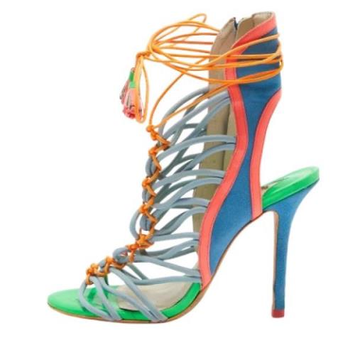 Pre-owned Leather sandals Sophia Webster Pre-owned , Multicolor , Dame...