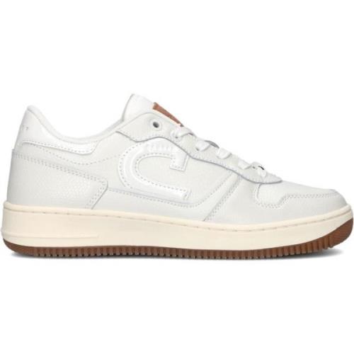 Witte Leren Lage Top Sneakers Cruyff , White , Dames