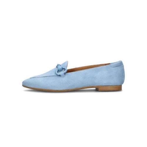 Elegante Suède Loafers Notre-v , Blue , Dames