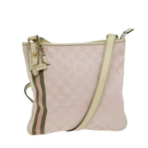 Pre-owned Canvas gucci-bags Gucci Vintage , Pink , Dames