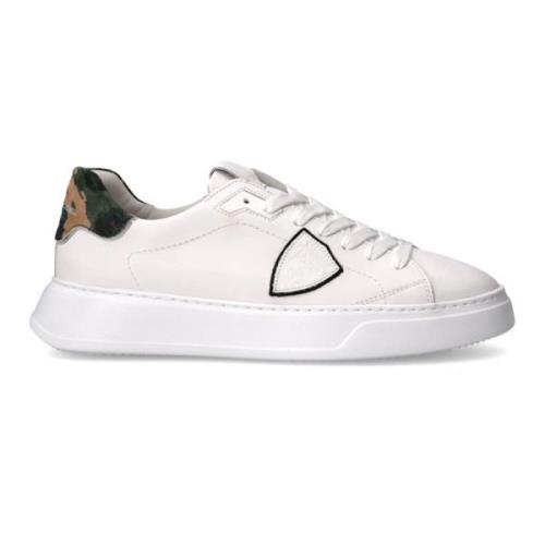 Camouflage Sneakers Heren, Wit Zwart Philippe Model , White , Heren