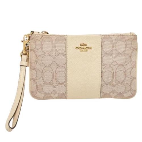 Pre-owned Canvas handbags Coach Pre-owned , Beige , Dames