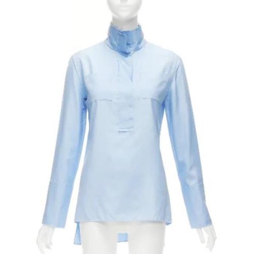 Pre-owned Silk tops Marni Pre-owned , Blue , Dames