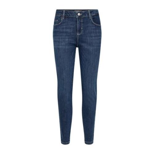 Casual Denim Jeans met Slim Fit Soyaconcept , Blue , Dames