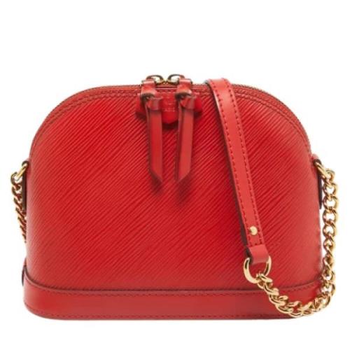 Pre-owned Leather louis-vuitton-bags Louis Vuitton Vintage , Red , Dam...