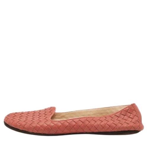 Pre-owned Leather flats Bottega Veneta Vintage , Pink , Dames