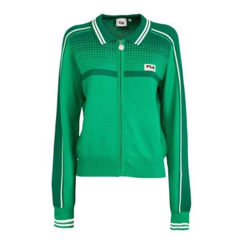 Sportieve Groene Sweatshirt Vrouwen Outlet Prijs Fila , Green , Dames