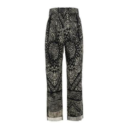 Wijde Zomerbroek Zwart Pinko , Black , Dames