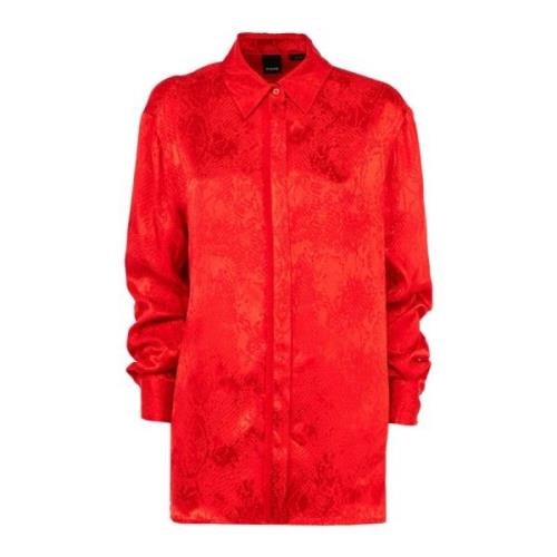 Rode Tango Shirt Outlet Prijs Pinko , Red , Dames