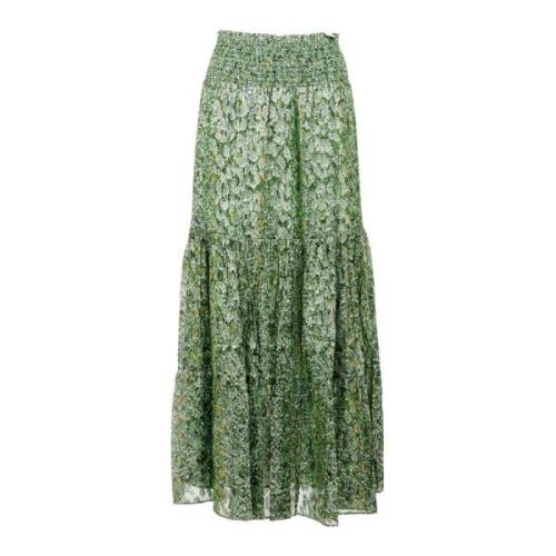 Groene Lange Rok Outlet Prijs Pinko , Green , Dames